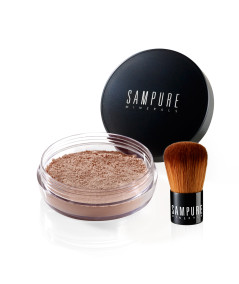 Foundation Tan and kabuki set